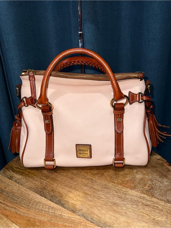 Dooney & Bourke Handbags - Dooney & Bourke Blush Pink Pebbled Leather Satchel